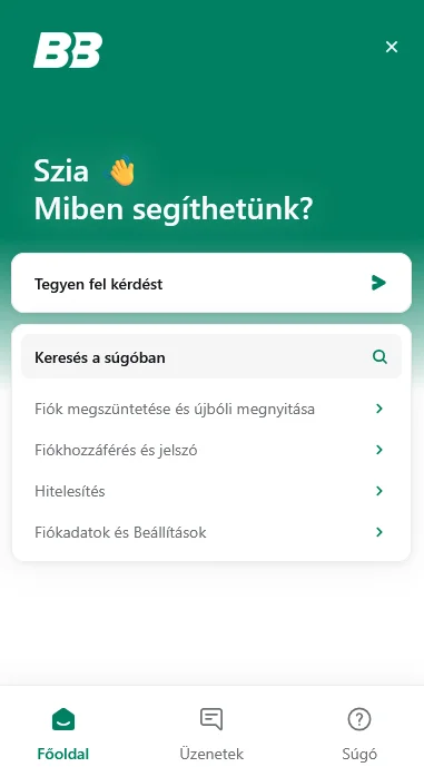 A BoaBet website ügyfélszolgálati ablaka segítségkérésekhez és kapcsolattartáshoz